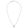 Clearance Collana Desmos Cuore Aperto in Argento Lunghezza 41 cm Gioielli Desmos