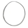 Hot Collana Desmos Filamenti Diamantati Corta in Argento Lunghezza 41 cm Gioielli Desmos
