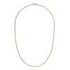 New Collana Desmos Lunette in Argento Placcato Oro Giallo Lunghezza 41 cm Gioielli Desmos