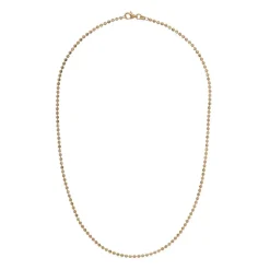 New Collana Desmos Lunette in Argento Placcato Oro Giallo Lunghezza 41 cm Gioielli Desmos