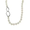 Best Collana di Perle Coltivate Acqua Dolce Bianche 8-8,5 mm Gioielli Con Perle
