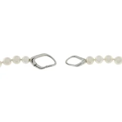 Best Collana di Perle Coltivate Acqua Dolce Bianche 8-8,5 mm Gioielli Con Perle