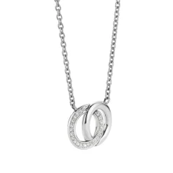 Clearance Collana Donna In Argento 925 Con Pendente Incrociato In Zirconi Ti Sento Milano Gioielli Ti Sento Milano