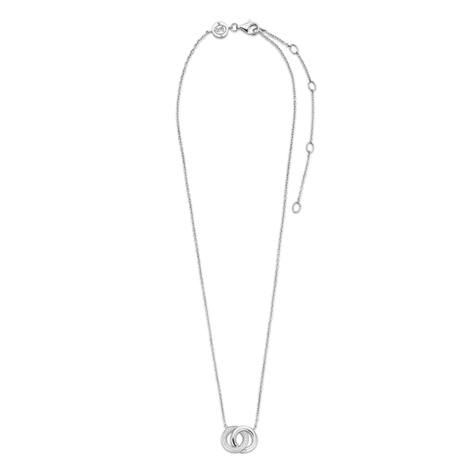 Clearance Collana Donna In Argento 925 Con Pendente Incrociato In Zirconi Ti Sento Milano Gioielli Ti Sento Milano