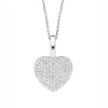 Hot Collana Donna Ti Sento Milano In Argento 925 Con Pendente a Cuore e Pavè In Zirconi Gioielli Ti Sento Milano