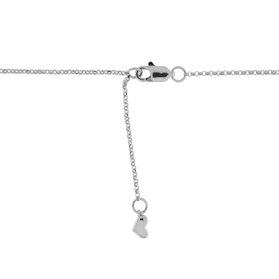 Clearance Collana Croce di Diamanti Neri in Oro Bianco Le Mie Creazioni | Collane