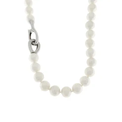 Discount Collana di Perle Coltivate d’Acqua Dolce Bianche 12-13 mm Gioielli Con Perle