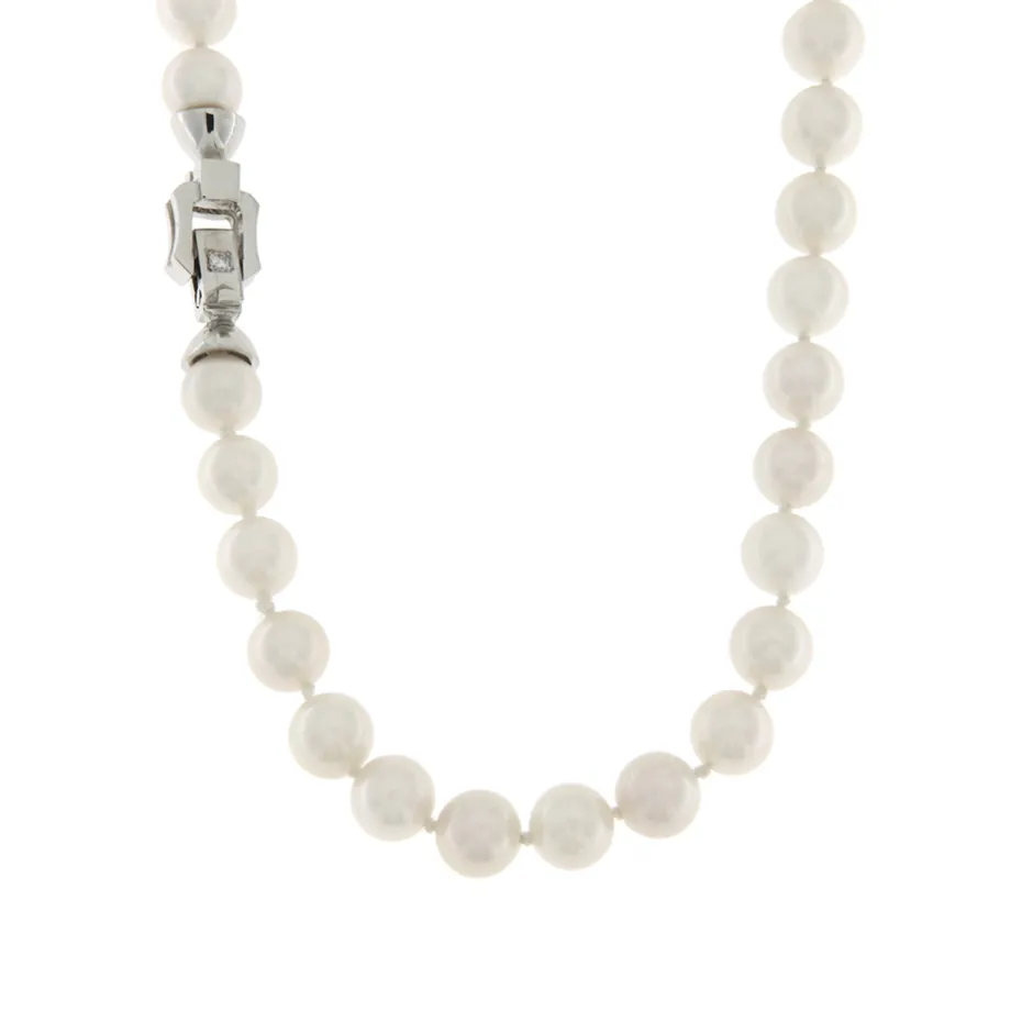Best Collana di Perle Coltivate Giapponesi Acqua di Mare 6,5-7 mm Gioielli Con Perle