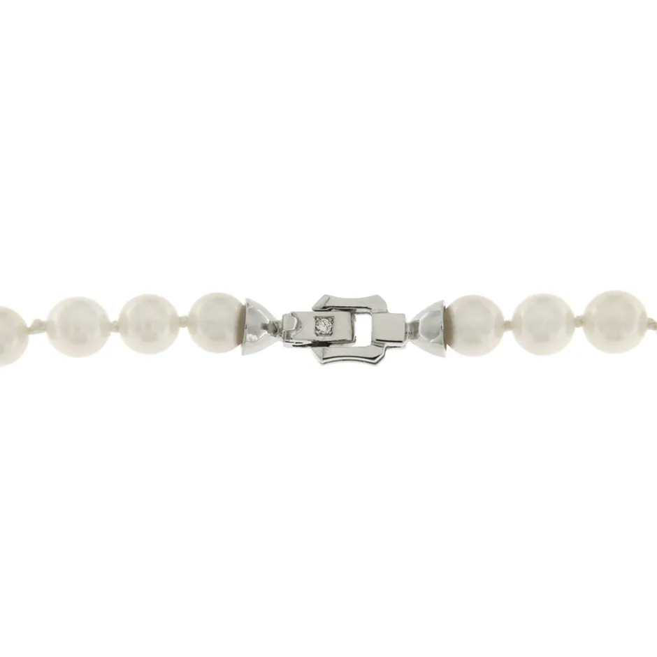 Best Collana di Perle Coltivate Giapponesi Acqua di Mare 6,5-7 mm Gioielli Con Perle