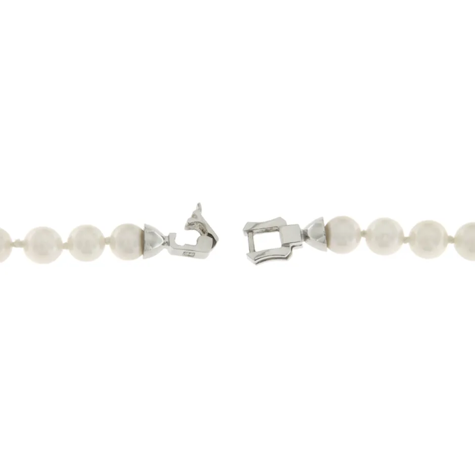 Best Collana di Perle Coltivate Giapponesi Acqua di Mare 6,5-7 mm Gioielli Con Perle