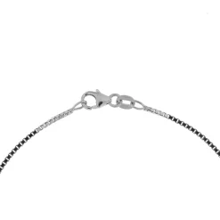 Outlet Collana Farfalla in Oro Bianco con Diamanti Collane