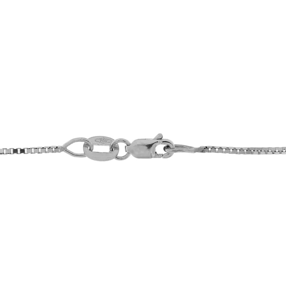 Hot Collana Lettera F in Oro Bianco e Oro Nero con Diamanti 0,13 Carati Collane