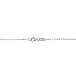 Discount Collana Longuette Stile Tiffany in Oro Bianco con Diamanti 0,41 Carati Collane