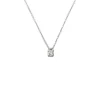 New Collana Punto Luce in Oro Bianco con Diamante di 0,20 Carati Collane Punto Luce