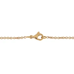 New Collana Topazio London Taglio Cuore Grande in Oro Rosa Collane