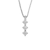 Best Collana Trilogy Pendente in Oro Bianco con Diamanti Collane