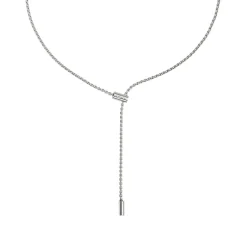 New Collana Fope Collezione Aria Pendente in Oro Bianco con Diamante Gioielli Fope