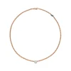 Best Collana Fope Collezione Eka in Oro Rosa con Diamanti Gioielli Fope