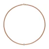 Best Collana Fope Collezione Prima in Oro Rosa e Bianco con Rondella con Diamanti Gioielli Fope