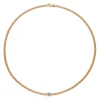 New Collana Fope Collezione Prima in Oro Giallo e Bianco con Diamanti Gioielli Fope