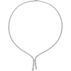 Best Collana Fope Collezione Prima in Oro Bianco con Diamanti Gioielli Fope