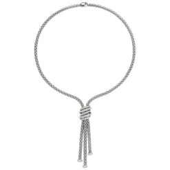 Sale Collana Fope Collezione Solo in Oro Bianco e Diamanti Gioielli Fope