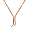 Hot Collana Fope Collezione Solo in Oro Rosa e Bianco con Diamanti Gioielli Fope