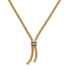 New Collana Fope Collezione Solo in Oro Giallo e Bianco con Diamanti Gioielli Fope