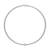 Best Collana Fope Collezione Solo in Oro Bianco con Bariletto in Diamanti Gioielli Fope
