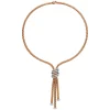 Best Collana Fope Collezione Solo in Oro Bianco e Rosa con Diamanti Gioielli Fope
