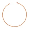 Online Collana Fope Collezione Solo Maglia Novecento in Oro Rosa Gioielli Fope