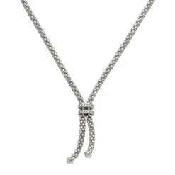 Clearance Collana Fope Collezione Solo in Oro Bianco e Diamanti Gioielli Fope