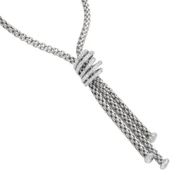 Sale Collana Fope Collezione Solo in Oro Bianco e Diamanti Gioielli Fope