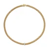 Sale Collana Fope Collezione Vendome in Oro Giallo e Bianco e Diamanti. Gioielli Fope