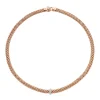 Clearance Collana Fope Collezione Vendome in Oro Rosa e Bianco. Gioielli Fope