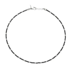 Outlet Collana Giovanni Raspini Beat Spinello Nero Uomo Gioielli Giovanni Raspini Uomo