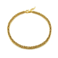 Sale Collana Giovanni Raspini Mini Maglia Bizantina Golden Gioielli Giovanni Raspini