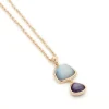 Sale Collana Madi Collezione Nuvole con Quarzi Idrotermali Colorati Gioielli Madi