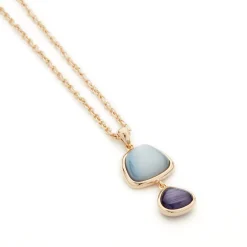 Sale Collana Madi Collezione Nuvole con Quarzi Idrotermali Colorati Gioielli Madi