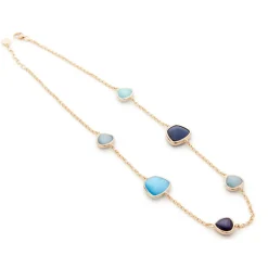 Best Collana Madi Collezione Nuvole con Sei Quarzi Idrotermali Gioielli Madi