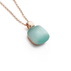 Discount Collana Madi Essenza Pendente con Quarzo Idrotermale Verde Gioielli Madi