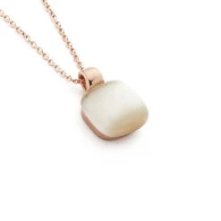 Best Collana Madi Essenza Pendente con Quarzo Idrotermale Beige Gioielli Madi