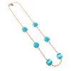 Online Collana Madi Laguna Mono con Sei Quarzi Azzurri Gioielli Madi