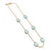 Clearance Collana Madi Laguna Mono con Sei Quarzi Verdi Gioielli Madi