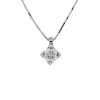 Hot Collana Punto Luce in Oro Bianco con Diamante di 0,40 Carati GIA Collane Punto Luce