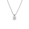 Fashion Collana Punto Luce in Oro Bianco con Diamante 0,36 Carati GIA Collane Punto Luce