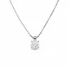 Hot Collana Punto Luce in Oro Bianco con Diamante 0,25 Carati Collane Punto Luce