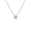 Hot Collana Punto Luce in Oro Bianco con Diamante 0,15 Carati Collane Punto Luce