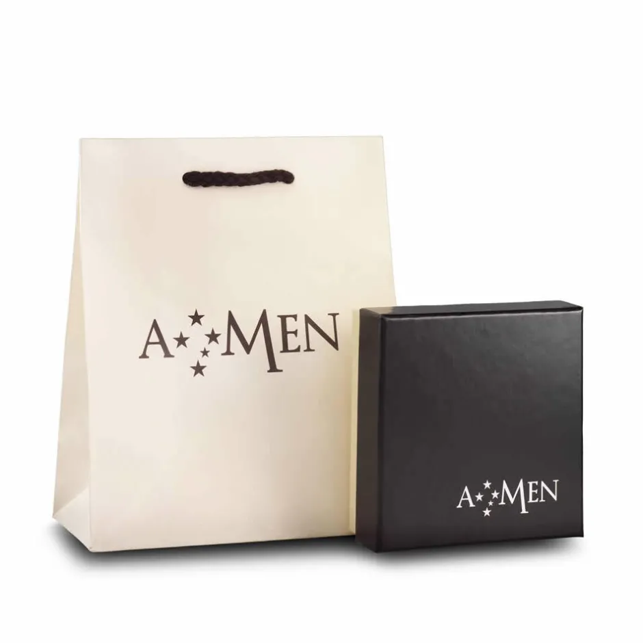 Clearance Collana Rosario Amen in Argento Rosè con Cristalli Rosa Lunghezza CM. 70 Collezione Romance Gioielli Amen | Outlet Gioielli