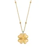 Discount Collana Rue des Mille Lunga Quadrifoglio Elettroformato Gioielli Rue Des Mille